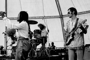 Onstage at WOMAD